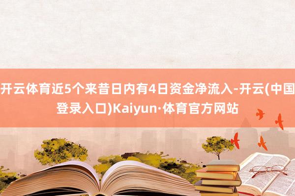 开云体育近5个来昔日内有4日资金净流入-开云(中国登录入口)Kaiyun·体育官方网站