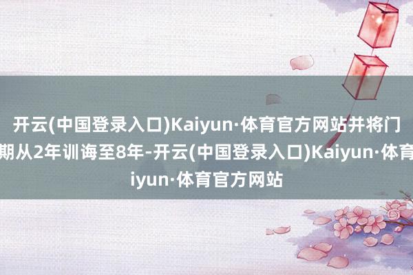 开云(中国登录入口)Kaiyun·体育官方网站并将门窗的质保期从2年训诲至8年-开云(中国登录入口)Kaiyun·体育官方网站