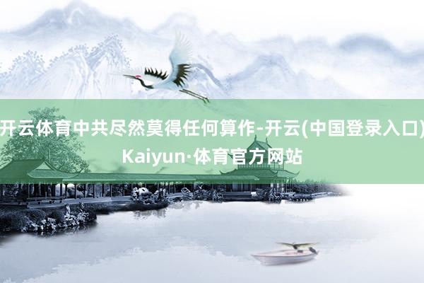 开云体育中共尽然莫得任何算作-开云(中国登录入口)Kaiyun·体育官方网站